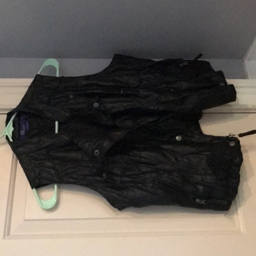 Leather vest